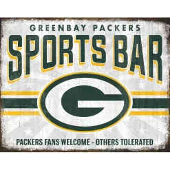 NFL Sports Bar Metal Sign