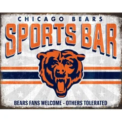NFL Sports Bar Metal Sign