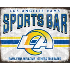 NFL Sports Bar Metal Sign