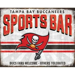 NFL Sports Bar Metal Sign