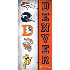 NFL Team Logo History Sign