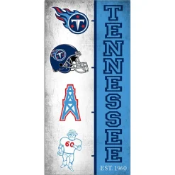 NFL Team Logo History Sign