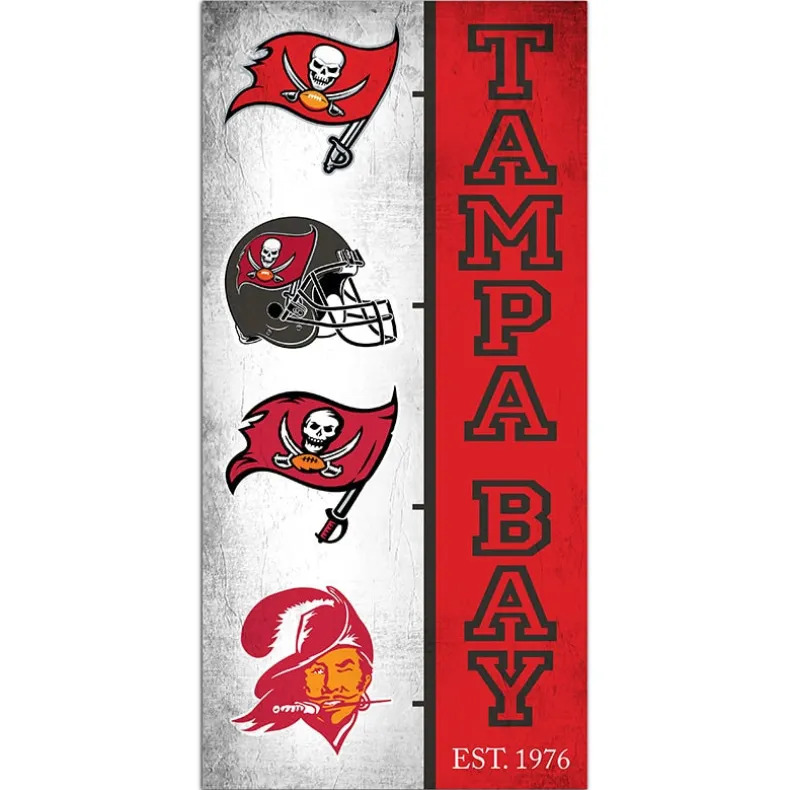 NFL Team Logo History Sign