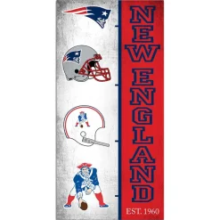 NFL Team Logo History Sign