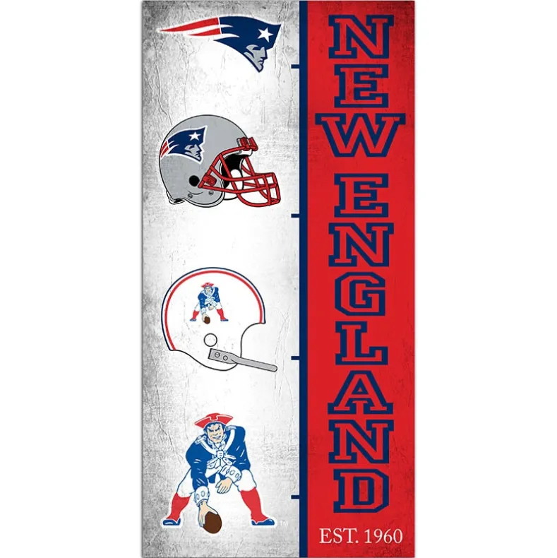 NFL Team Logo History Sign