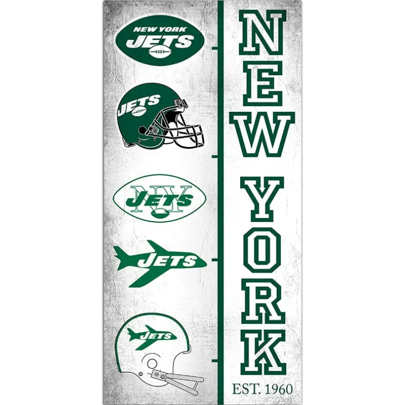 NFL Team Logo History Sign