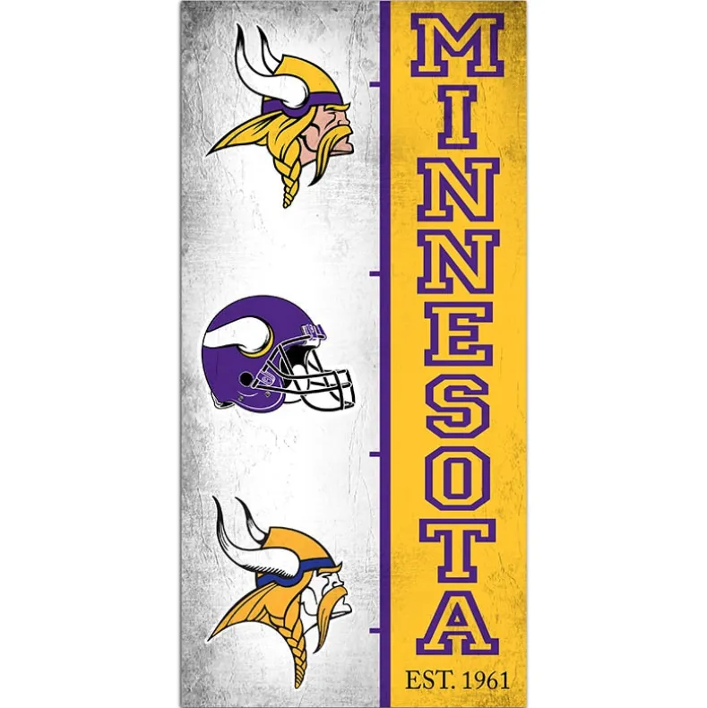 NFL Team Logo History Sign