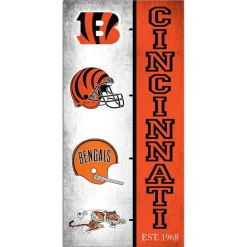 NFL Team Logo History Sign