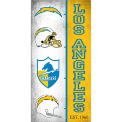 NFL Team Logo History Sign