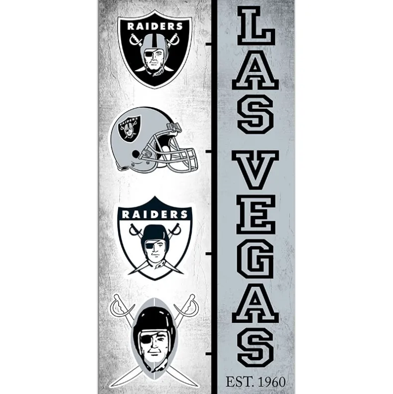 NFL Team Logo History Sign