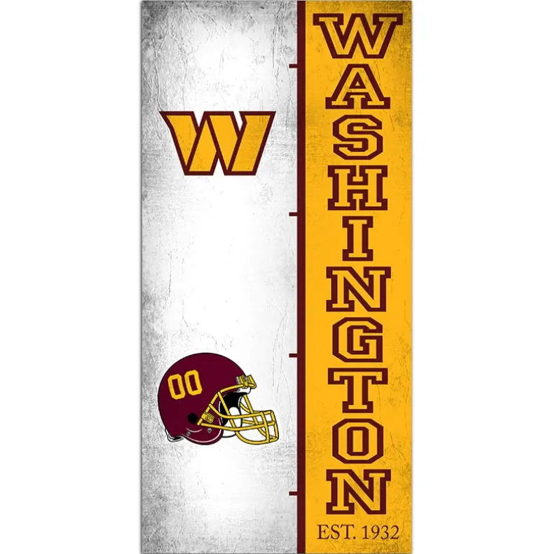NFL Team Logo History Sign