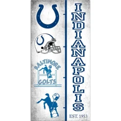 NFL Team Logo History Sign