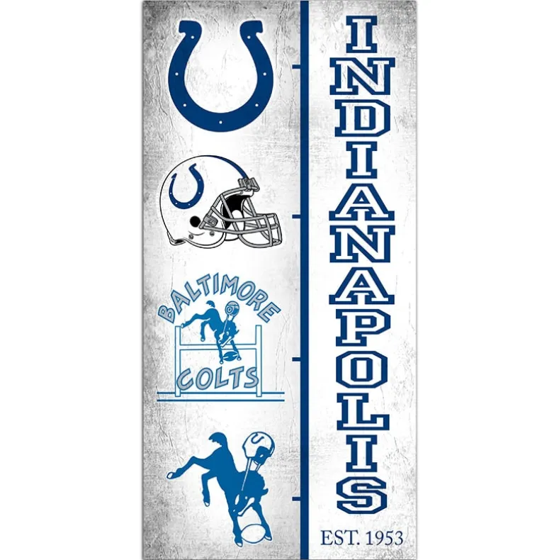 NFL Team Logo History Sign
