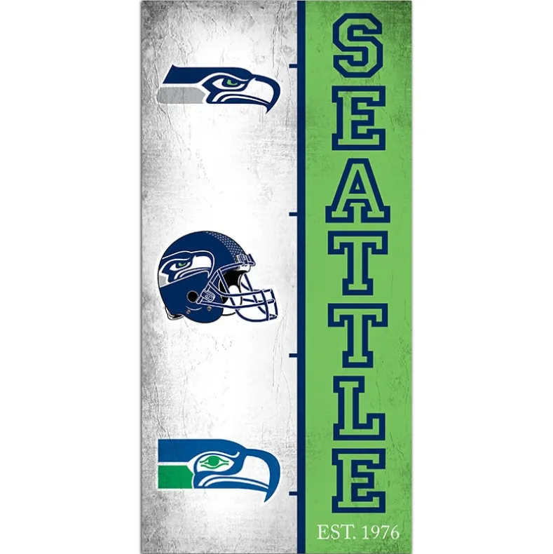 NFL Team Logo History Sign