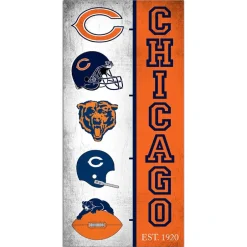 NFL Team Logo History Sign