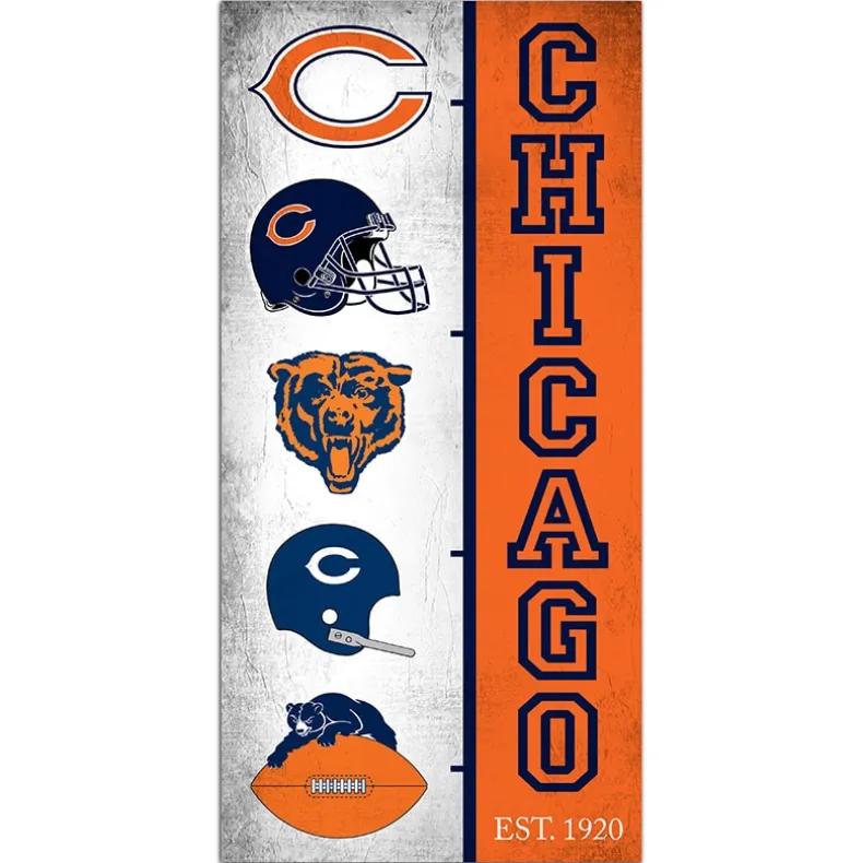 NFL Team Logo History Sign