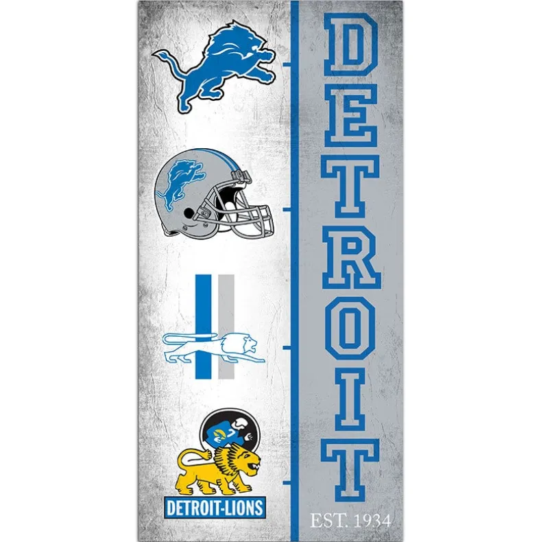 NFL Team Logo History Sign