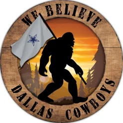 NFL We Believe Bigfoot Sign