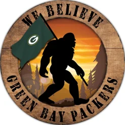 NFL We Believe Bigfoot Sign