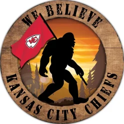 NFL We Believe Bigfoot Sign