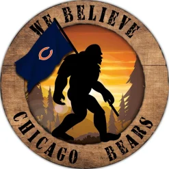 NFL We Believe Bigfoot Sign