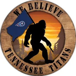 NFL We Believe Bigfoot Sign