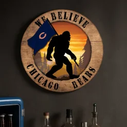 NFL We Believe Bigfoot Sign