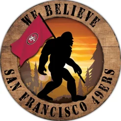 NFL We Believe Bigfoot Sign