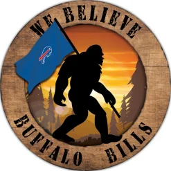 NFL We Believe Bigfoot Sign