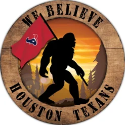 NFL We Believe Bigfoot Sign