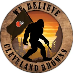 NFL We Believe Bigfoot Sign