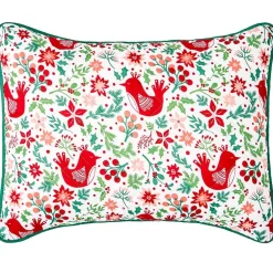 Nordic Cardinal Quilt Set Full/Queen or King with Shams