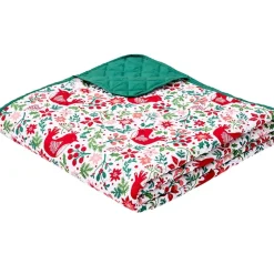 Nordic Cardinal Quilt Set Full/Queen or King with Shams
