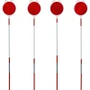 Orange Driveway Reflectors, Fiberglass 47" Tall Set Of 8
