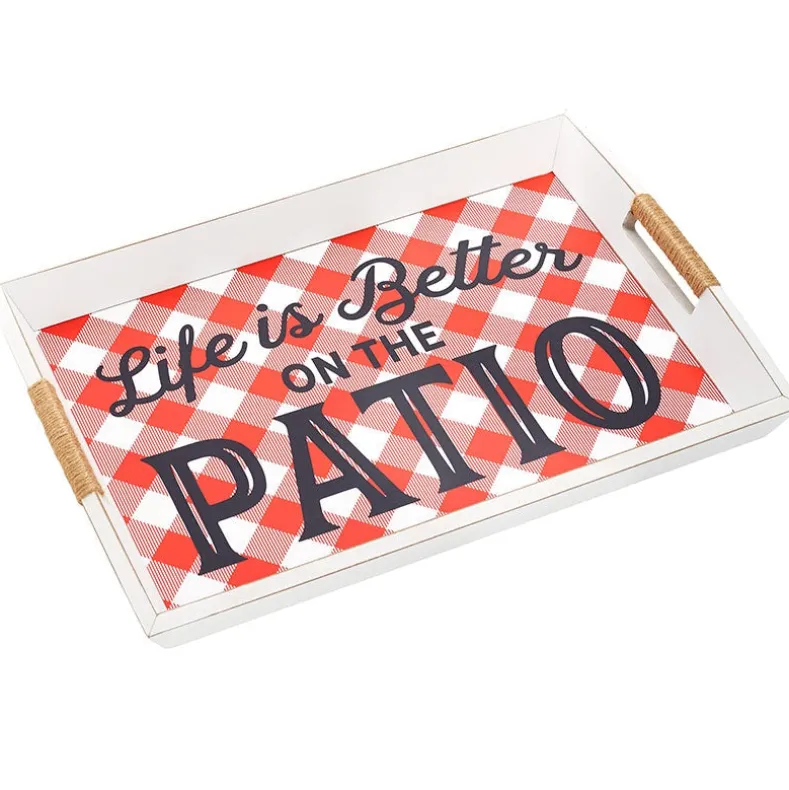 Outdoor BBQ Serving Tray or Caddy