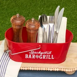 Outdoor BBQ Serving Tray or Caddy