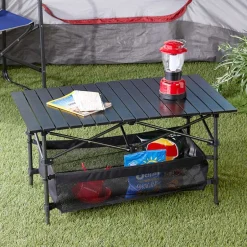 Outdoor Portable Folding Camping Table With Storage Bag