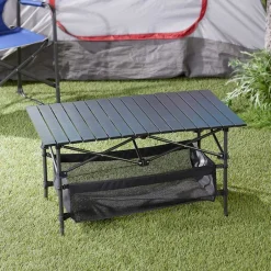 Outdoor Portable Folding Camping Table With Storage Bag