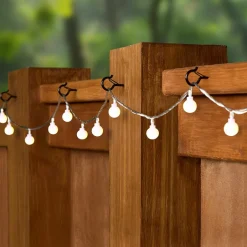 Outdoor Screw-In Q-Hanger Hooks for String Lights and Hanging Baskets