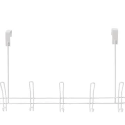 Over-the-Door 5-Hook Rack - Closet or Bedroom