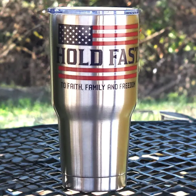 30-Oz Hold Fast American Flag Tumbler