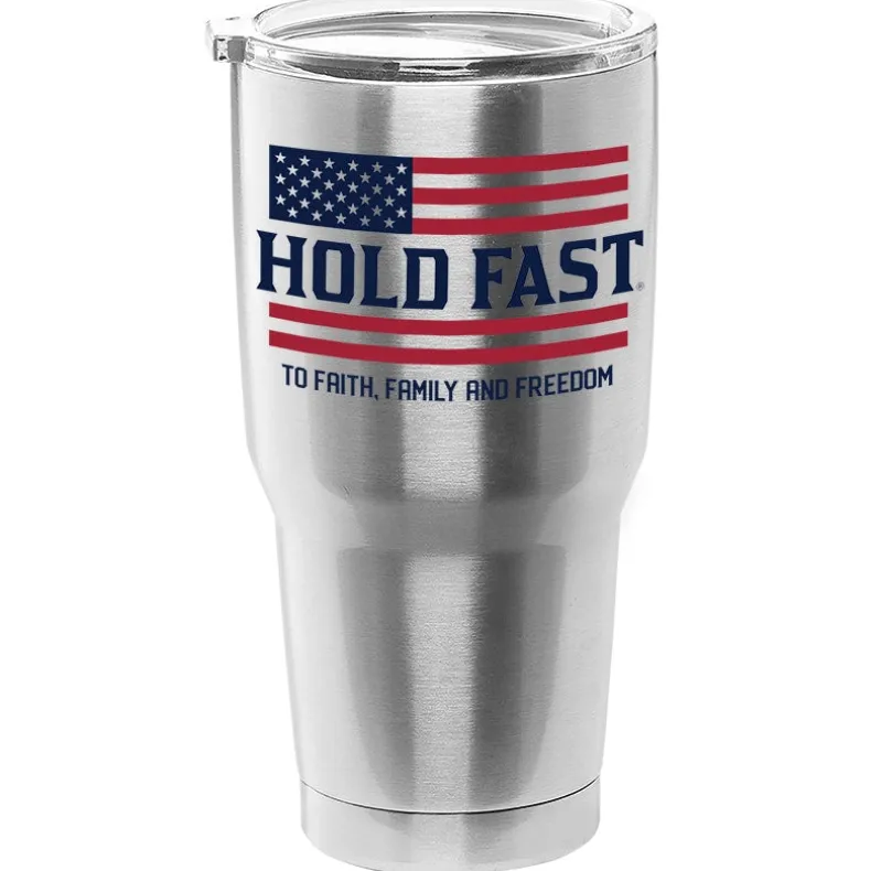 30-Oz Hold Fast American Flag Tumbler