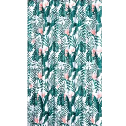Palm Floral Shower Curtain, Bath Rug, Hand Towels, Valance, or Hooks