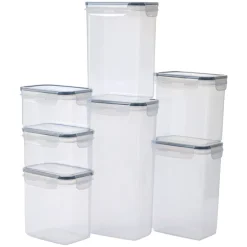 Pantry Food Storage Containers with Labels – Set of 7