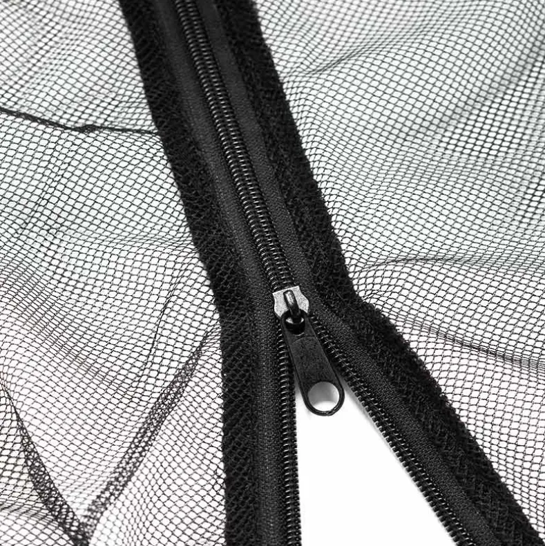 Patio Umbrella Bug Screen W/Zipper Opening And Polyester Netting