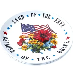 Patriotic American Melamine 12