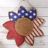 Patriotic Country Flower Wall Hanging