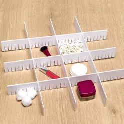 6-Pc. Adjustable Drawer Dividers Set