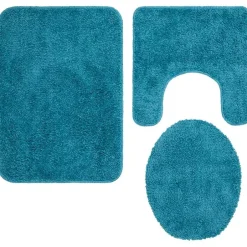 3-Pc Bath Rug Set with Anti-Skid Backing