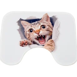 16-Pc Cat Bath Set with Memory Foam Rugs